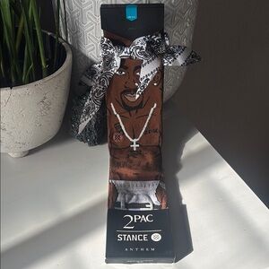 2Pac Stance Socks with Bandana Design